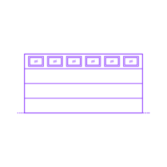 Buildings Overhead Doors Sectional Top Windows Icon Svg Vector, Free Vectors File